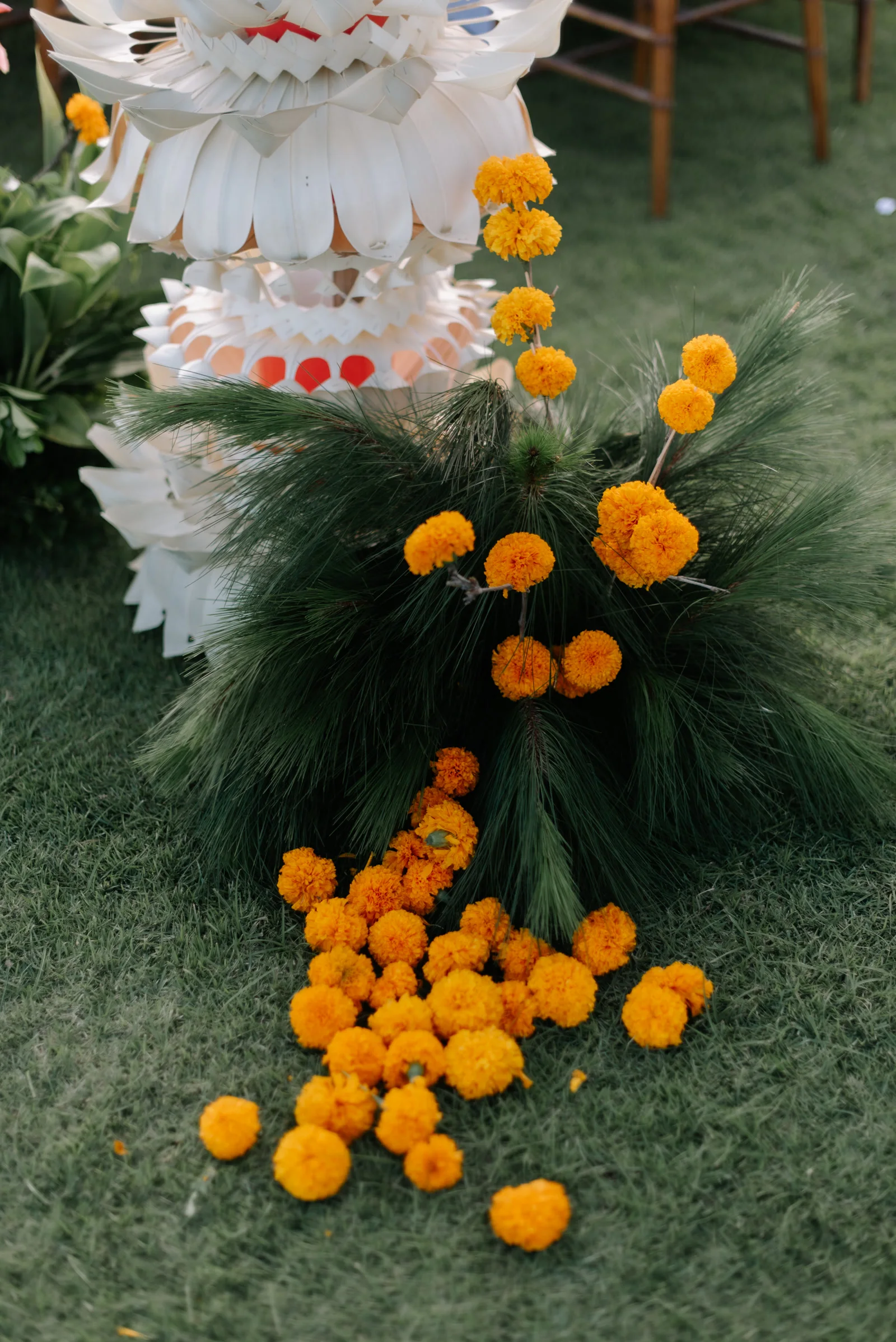 Clifftop ceremony styling