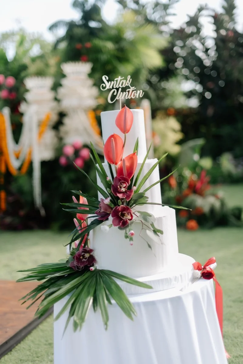 Tropical paradise outdoor venue