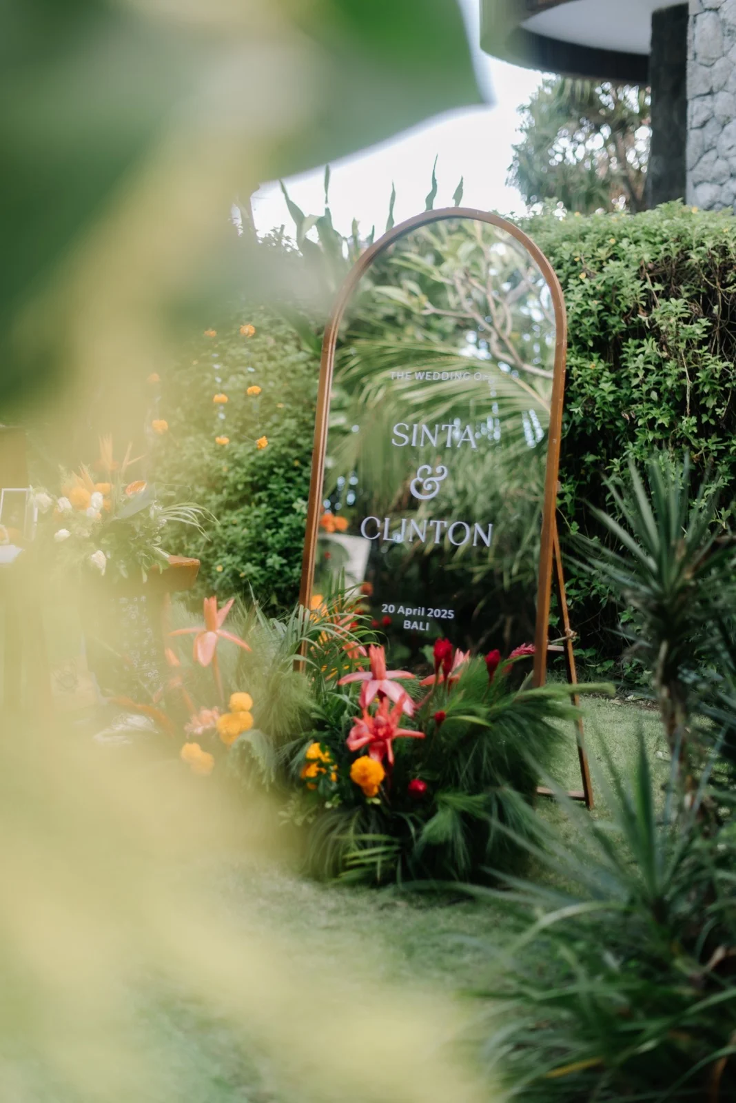 Tropical Paradise wedding decor
